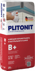 Клей для плитки Plitonit В+ 25 кг