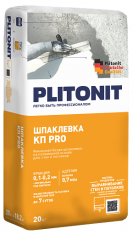 Шпаклевка полимерная финишная Plitonit КП PRO белая 20 кг