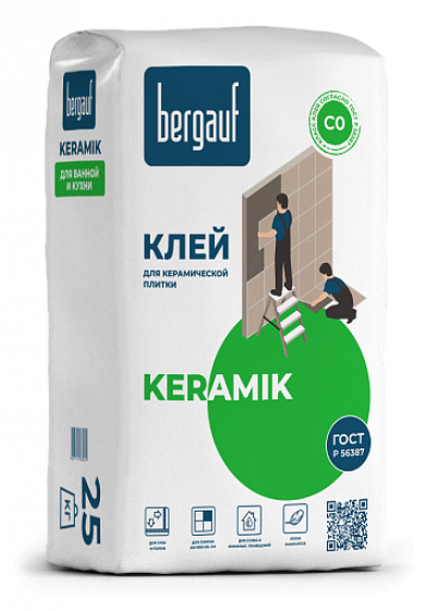 Клей для плитки Bergauf Keramik 25 кг