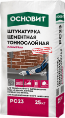 Штукатурка фасадная тонкослойная Основит PC23 Слимвэлл 25 кг