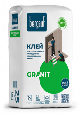 Клей для керамогранита и камня Bergauf Granit 25 кг