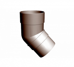 Döcke STANDARD Колено 80 мм * 45˚ (Темно-коричневый)