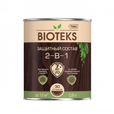 Антисептик Текс Bioteks 2-в-1 декоративный для дерева тик 0,8 л