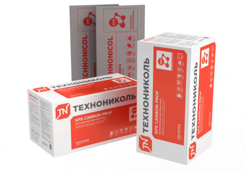 Технониколь XPS CARBON PROF 580x1180x50 мм (5,4752 кв. м)