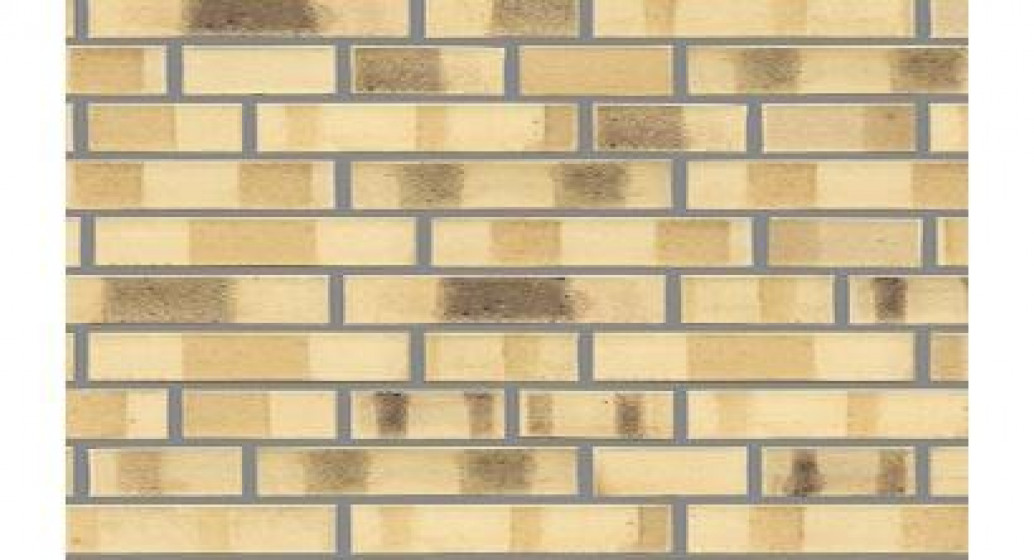 Кирпич клинкерный Muhr Klinker L35KS Creme nuanciert Kohle Spezial, 210×100×50 мм