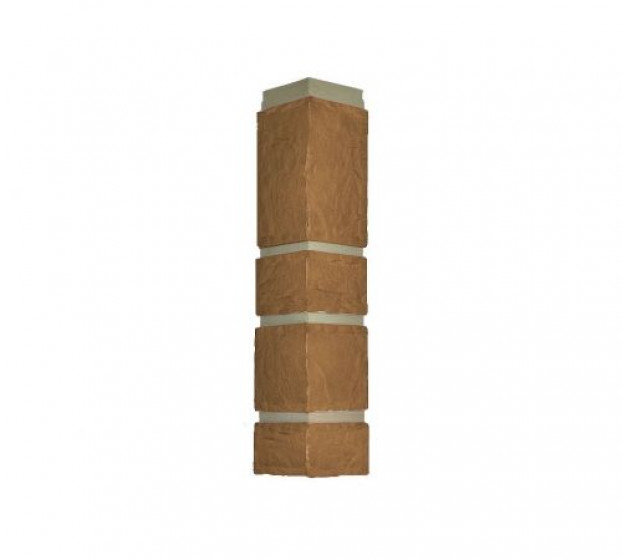 Угол внешний бежевый камень,corner desert buff. Nailite