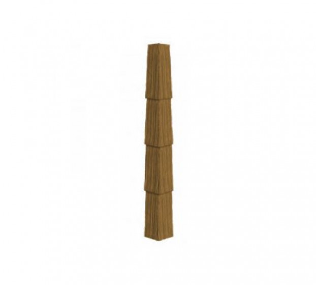 Угол Hand-Split Shake  3,048м Natural Cedar природный кедр